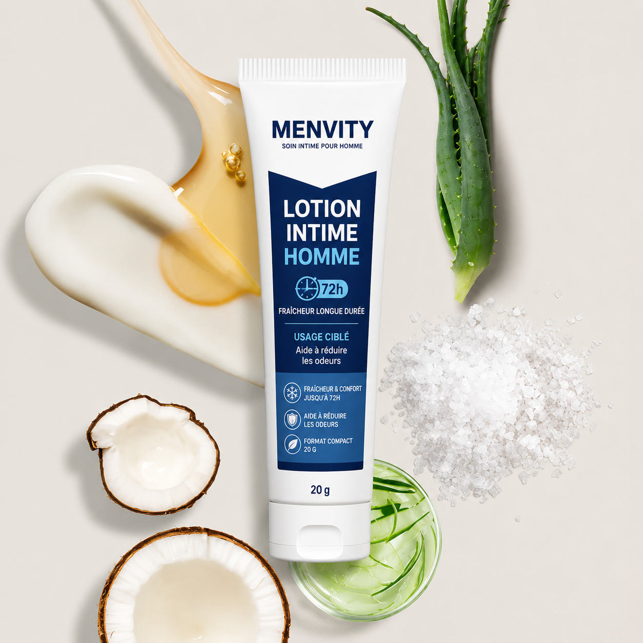Gel Intime Homme Menvity — Fraîcheur & Douceur