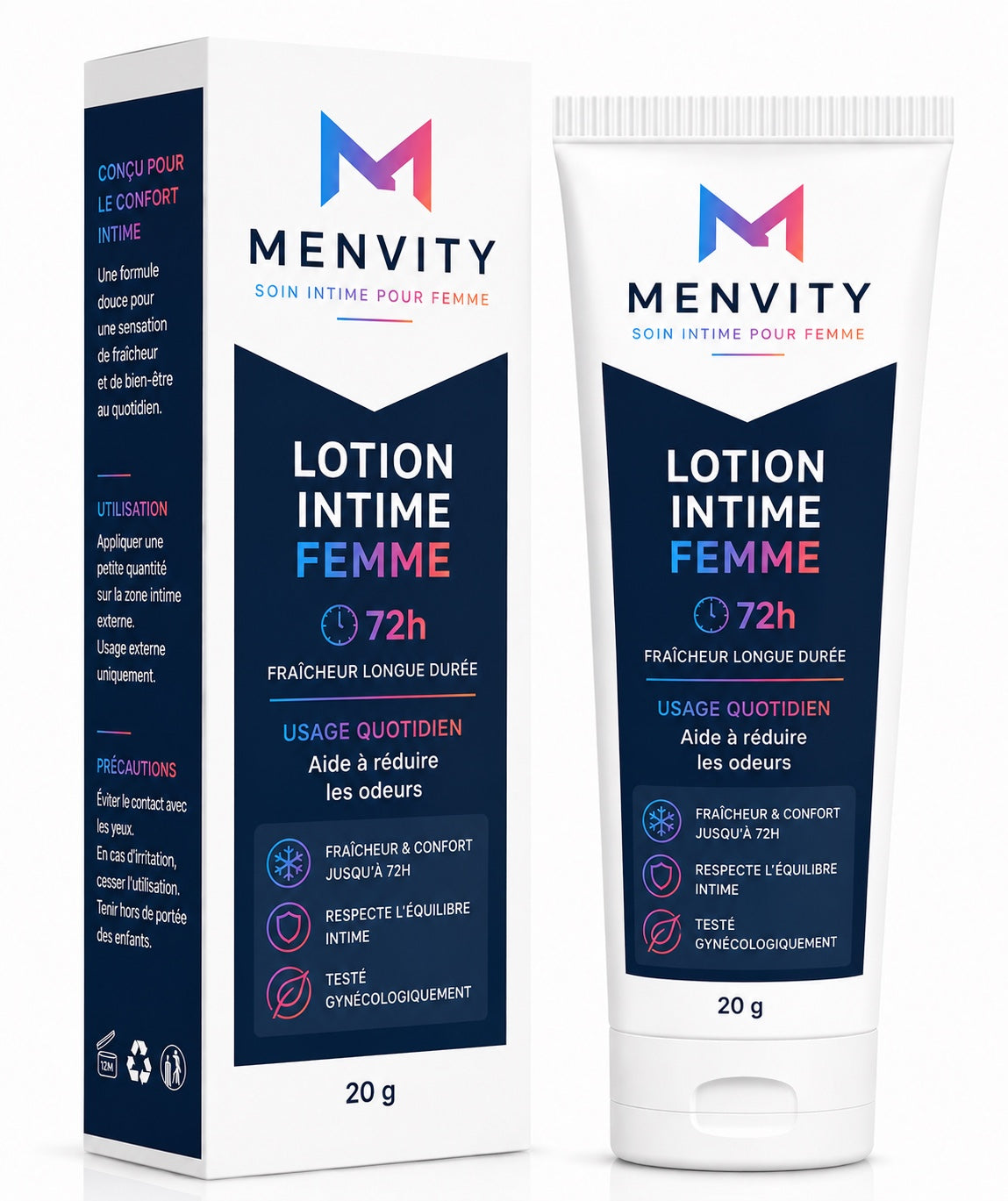 Gel Intime Femme Menvity — Fraîcheur & Douceur